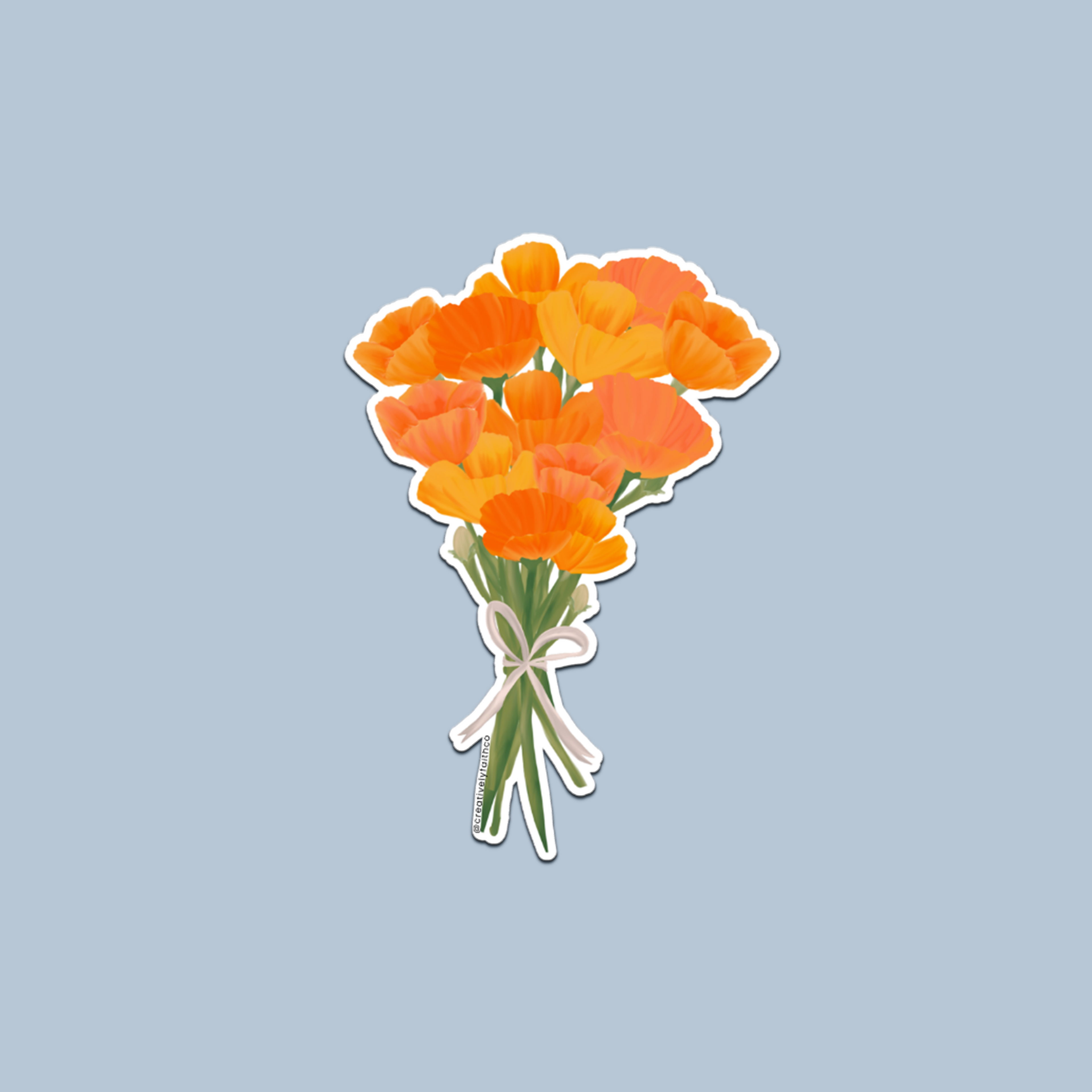 Sending Flowers Sticker